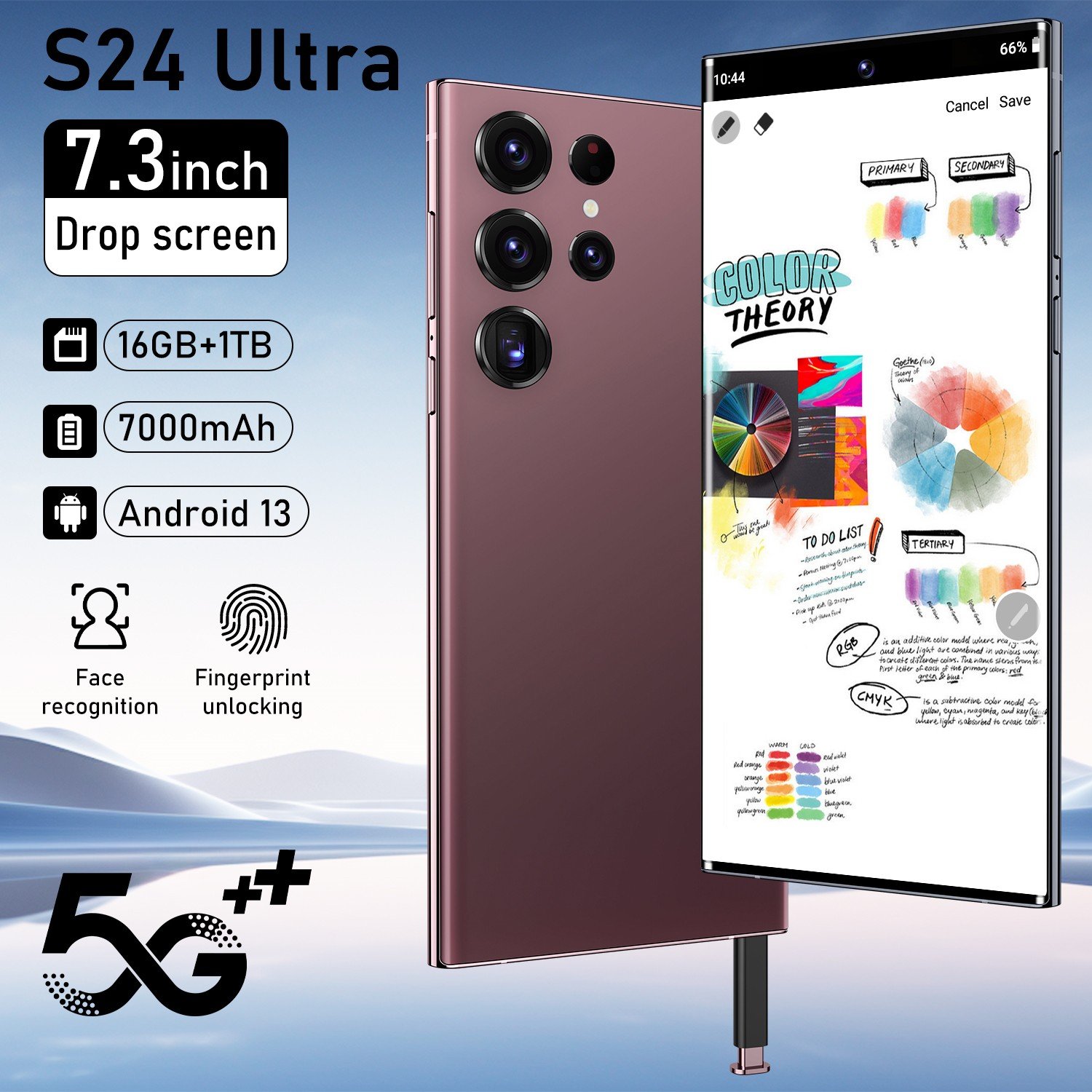 New Original Cellphone S24 Ultra 3g&4g 16gb+1tb 7.3inch Unlocked Dual Card Android 13.0 5g Smartphone Mobile Phones